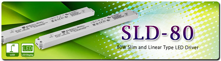 SLD-80 LED драйвера линейного типа